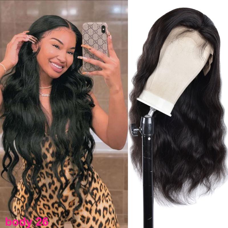 

Miss Cara Brazilian Body Wave 13x4/360 Lace Frontal Wig Pre Plucked With Baby Hair 100% Human Hair Lace Frontal Wigs, Natural color