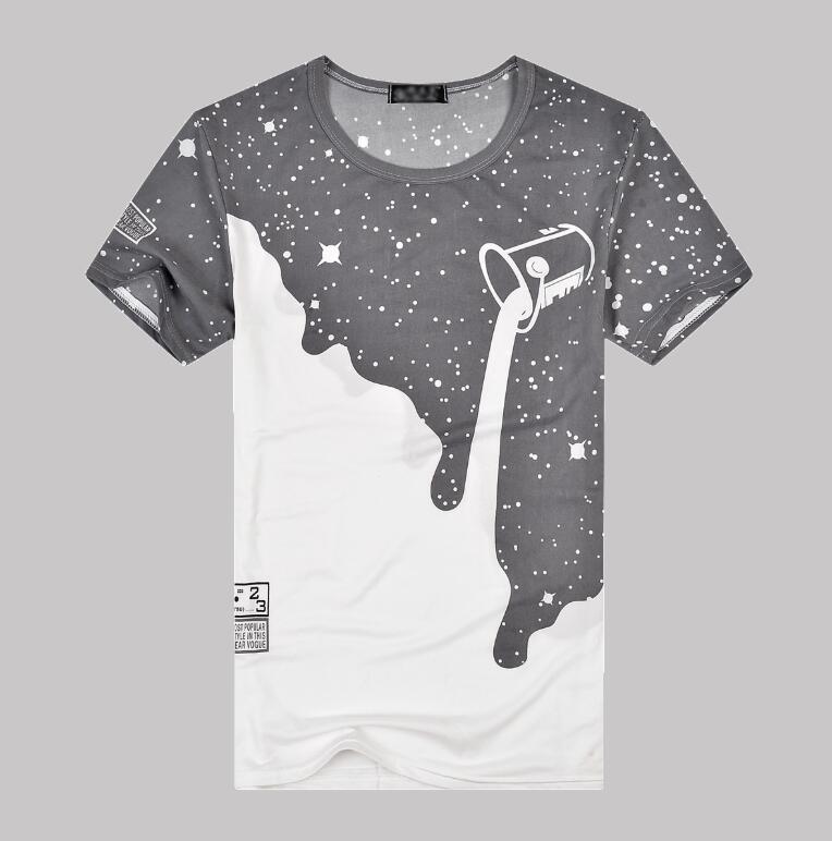 Hot Summer Brand Tshirts For Mens Tee Shirts With Pattern 2020 Luxury Designer T Shirt 3D Design Tops Clothing M-XXL 4 Colors