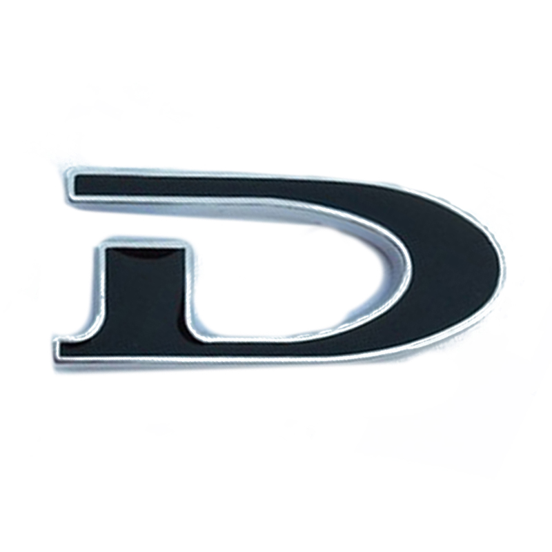 Matt Black Emblem Word P100D P90D PD 100 Badge Decal for Tesla Model S Model X