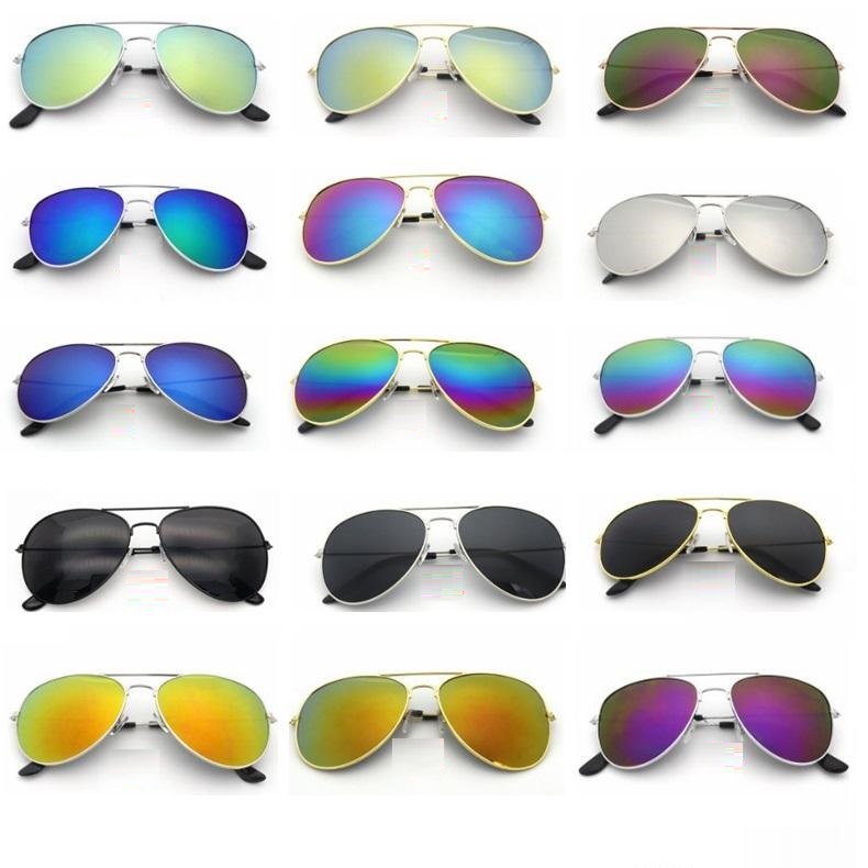 

Unisex Fashion Sunglasses Reflective Mirror Retro Vintage Men Women Outdoor Sunglasses Classic Eyeglasses 21 colors