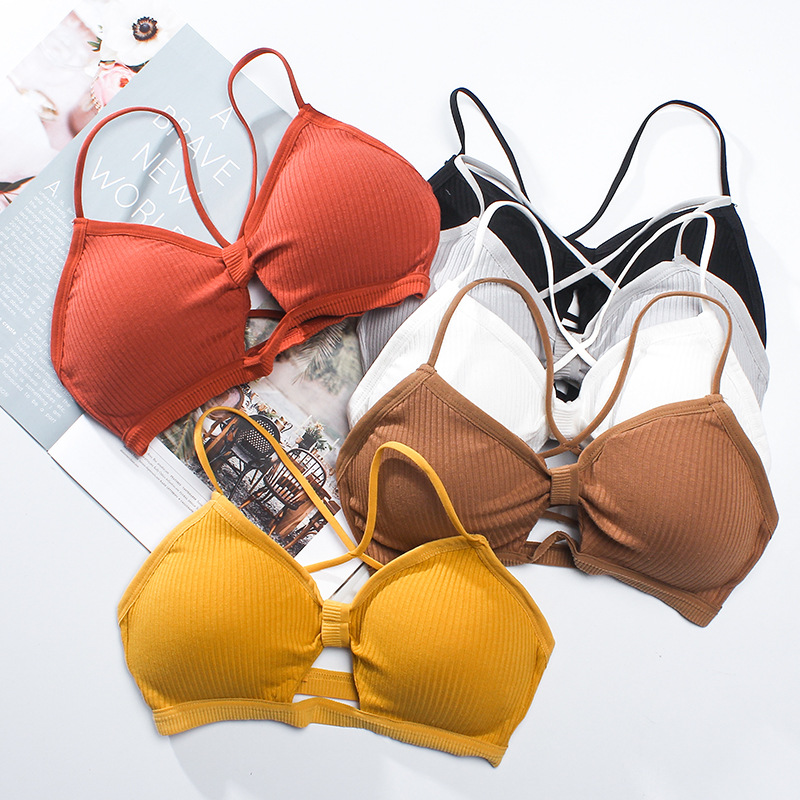 

Blackday Sexy Lingerie Seamless Hollow Out Soft Bras For Women Wireless Push Up Bra Comfortable Backless Underwear Thin Bralette