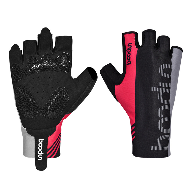 

Professional Road Cycling Rider Silicone Rubber Anti-slip damping Half Finger Gloves Breathable THigh elasticity flexible Sports Gloves, Blue