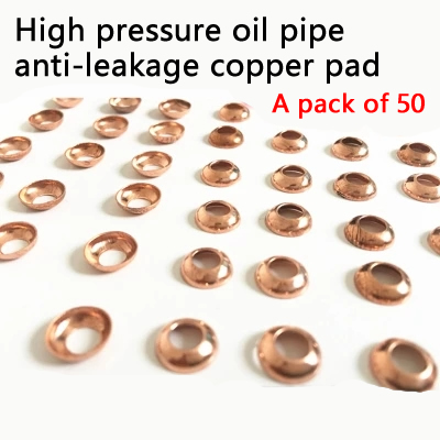 

high pressure copper pad gasket for diesel common rail tube connect copper pad shims, diesel pump repair kits T0166