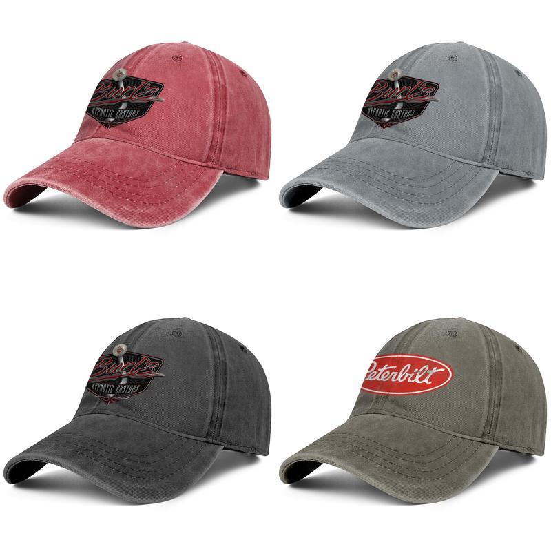 

Peterbilt Truck 379 Custom Open Car Unisex denim baseball cap golf sports cute uniquel hats Big Rig Phillips 66 Reefer Plaid Printing, Blue;gray