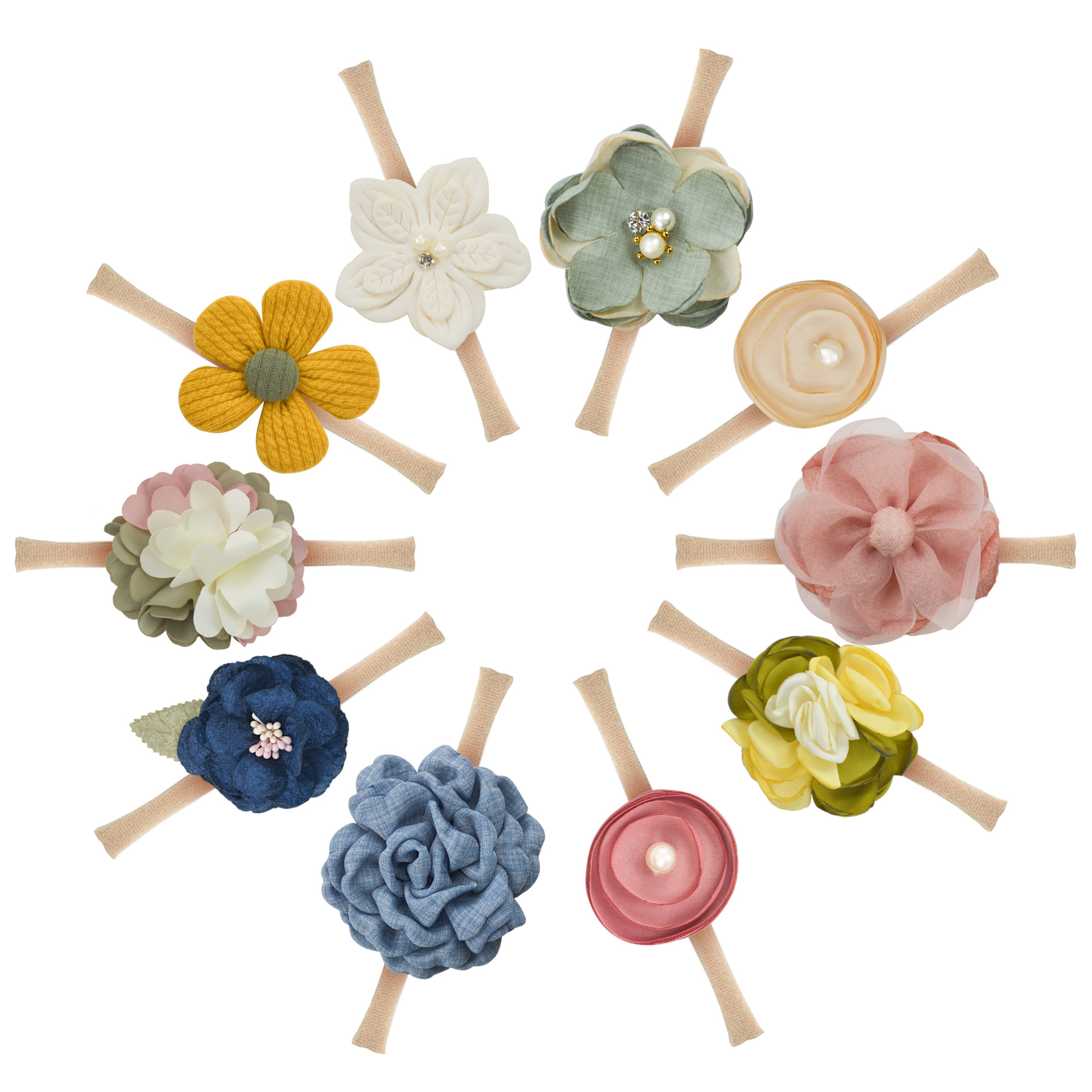 

Baby Girl Headbands Bows flowers Hair Accessories for Newborn Infant Toddler Gift, #1