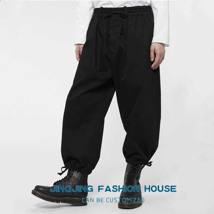 

6XL!!New style fashionable male Europe and the United States loose harun pants youth fashion small feet casual pants, Black