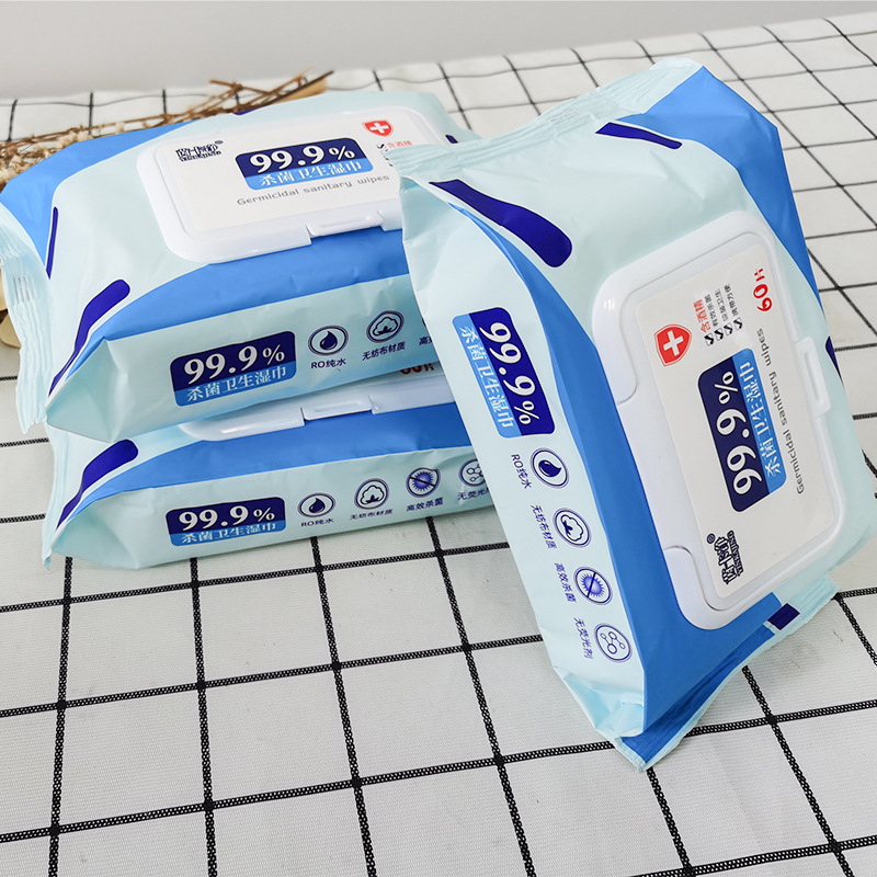 

60pcs/box Disinfecting Dipe Antiseptic Pads Alcohol Swabs Wet Wipes Skin Cleaning Care Sterilization First Aid Cleaning Tissue Box