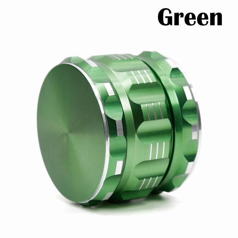 

Tobacco Crusher Herb Grinder 4 piece 63mm Smoking Set aluminum alloy pollen press catcher metal grinders