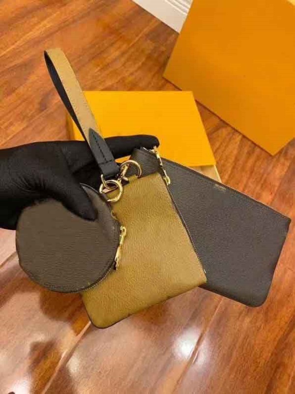 

2020 fashion Serial Number wallet Card holder pocket coin Purse genuine leather wallets men women key purse original box M68756 19.5x11.5x3, Red;black