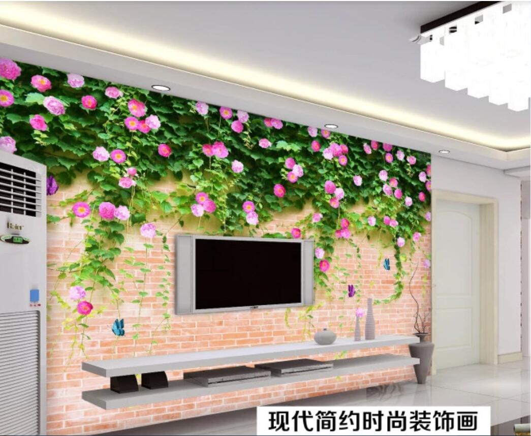 

3d room wallpaer custom photo murals Rose love fashion TV background wall decorative painting wallpaper for walls 3d, Non-woven