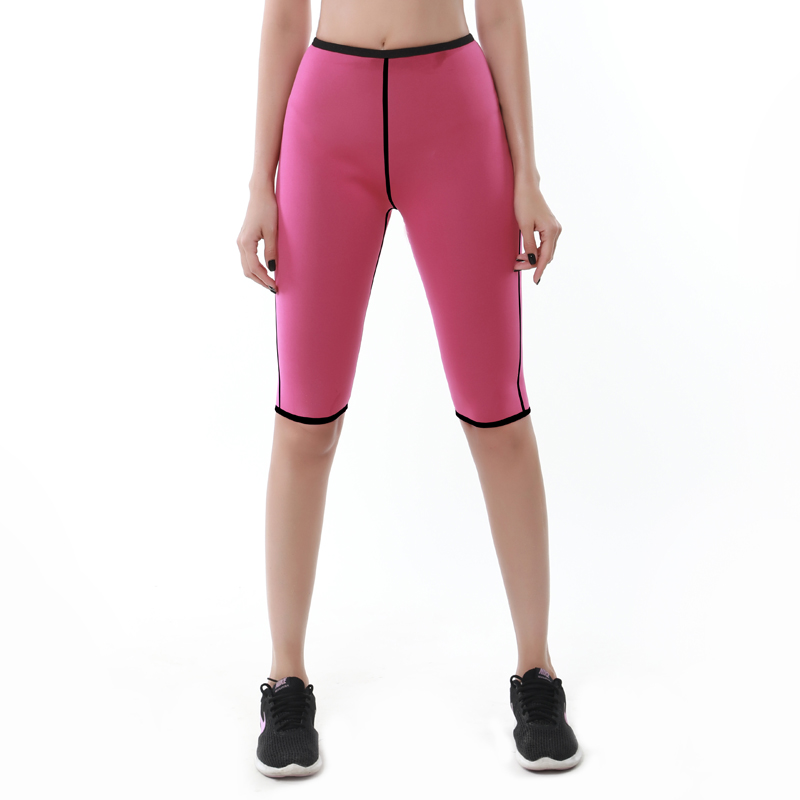 

Neoprene fashion Sport runing Shorts Women Yoga Shorts Slimming Sexy Middle Waisted Gym Fitness Elastic Quick Dry Running, Black