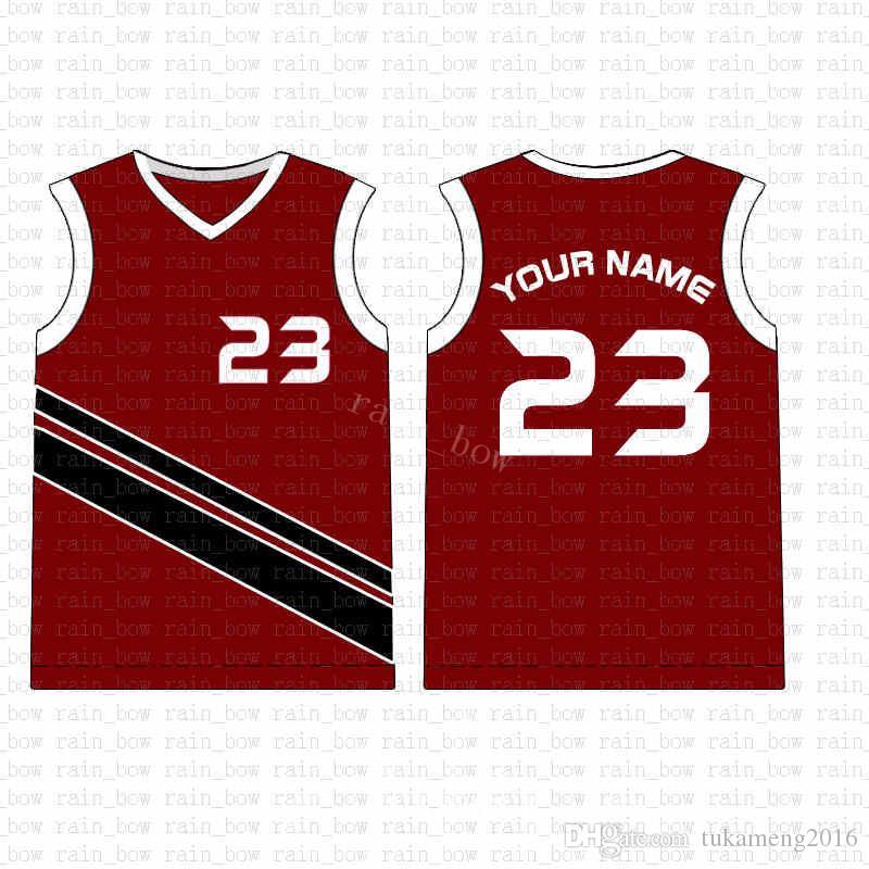 

2019 New Custom Basketball Jersey High quality Mens free shipping Embroidery Logos 100% Stitched top sale115, Picture color