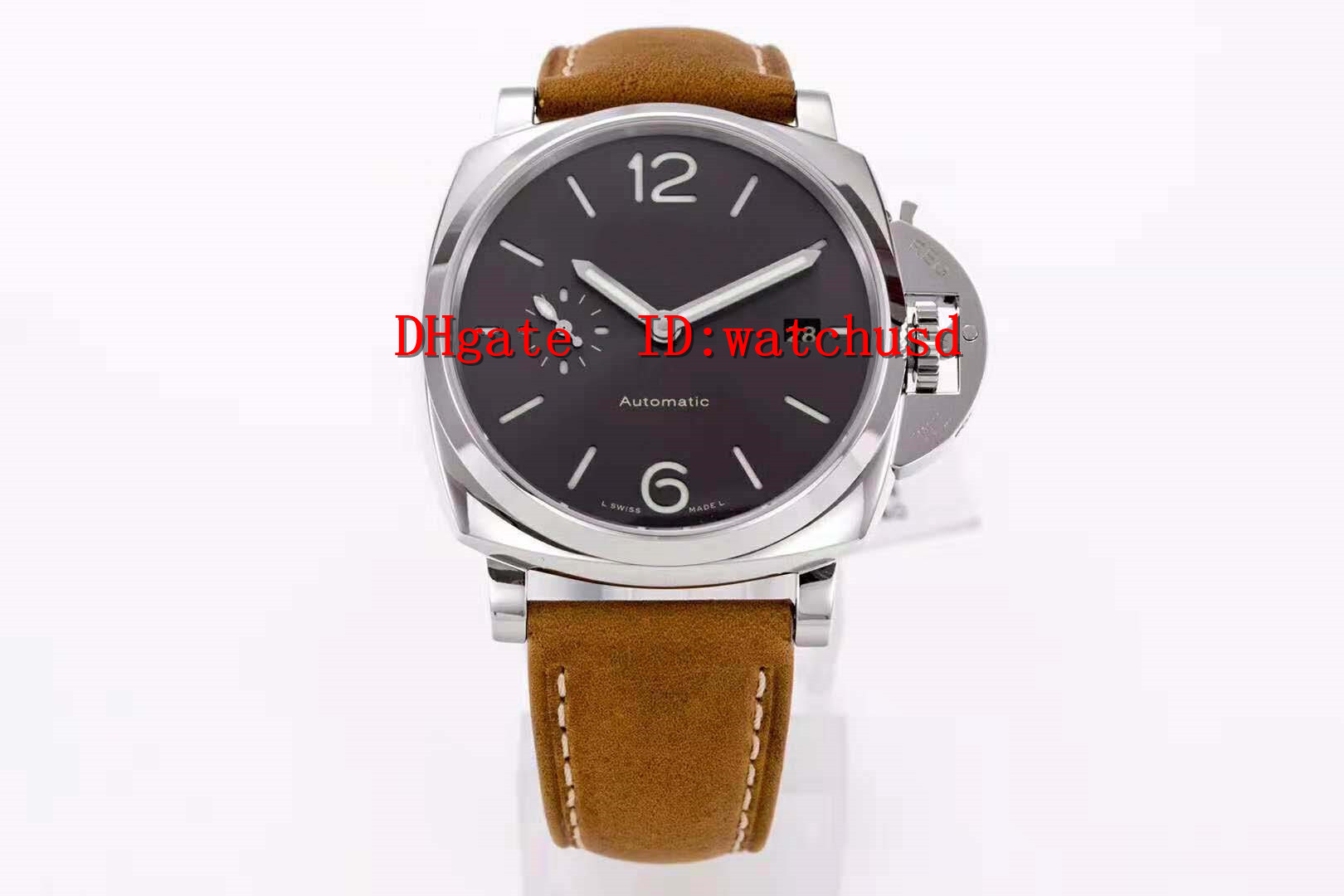 

VS Factory PAM 904 Luxury Watches Stainless Steel Mens Watches Date display Sapphire Waterproof Swiss Automatic Mechanical Solid Case Back