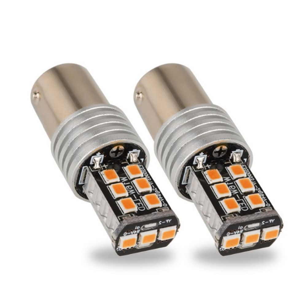 

10 PCS High Quality 1156 BA15S P21W 15 SMD 2835 Canbus LED Auto Car Bulbs Indicator Turn Lights Parking Light DC 12V White Lamp