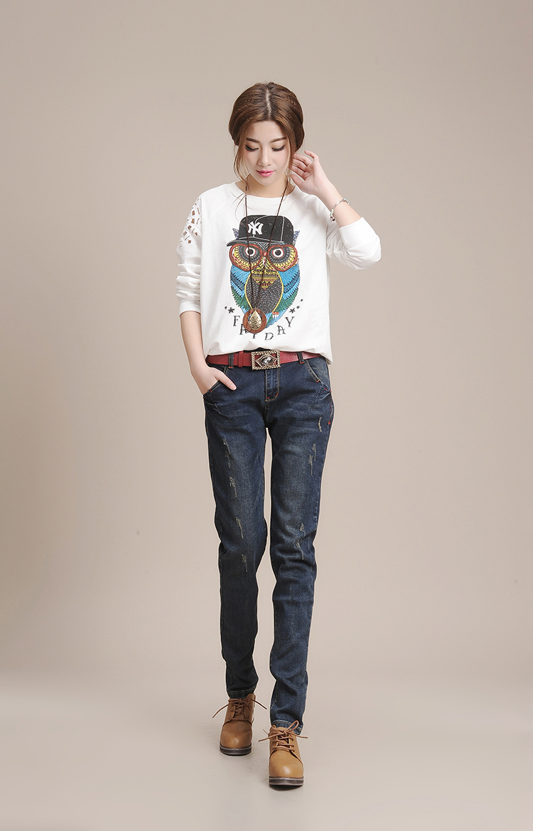 

The Blue Ms Foot Loose Baggy Pants Dark Long Pants