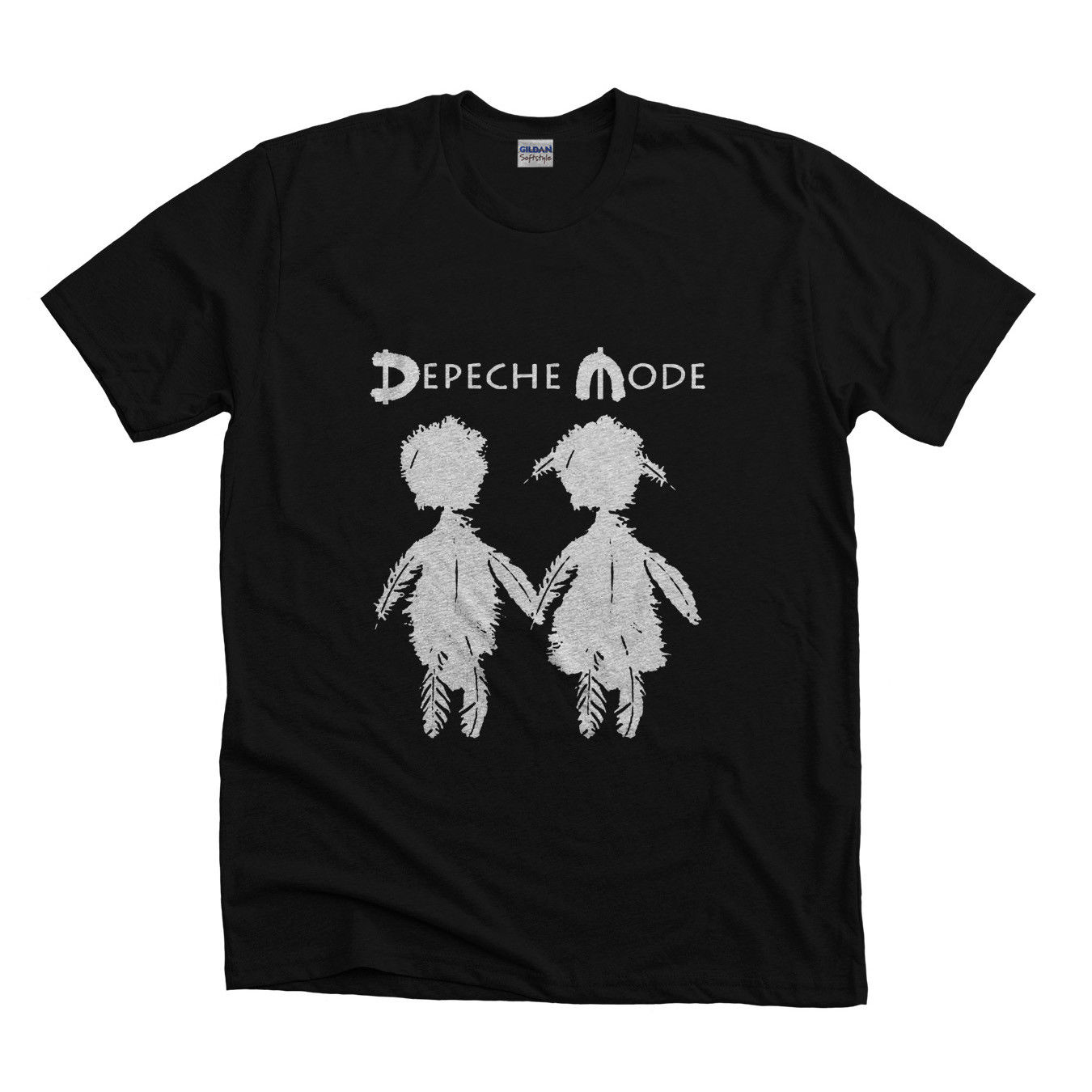 

Fashion-Depeche Mode T-Shirt Featherman and Feathergirl From Playing The Angel  - 3XLsize discout hot new tshirt top t-shirt, Black