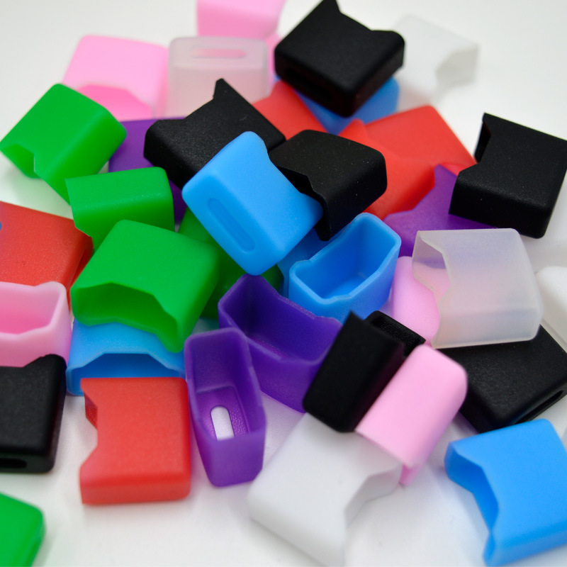 

Silicone Flat Test Drip Tip Cap Rubber Sleeve Disposable Cover Mouthpiece Wraps for Vape Pen Pods Accessory Free DHL