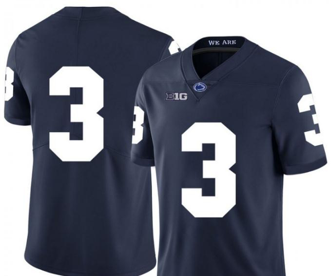 

Custom Men Youth women Penn State Nittany Lionss Ricky Slade #3 Football Jersey size s-4XL or custom any name or number jersey, Blue youth s-xl