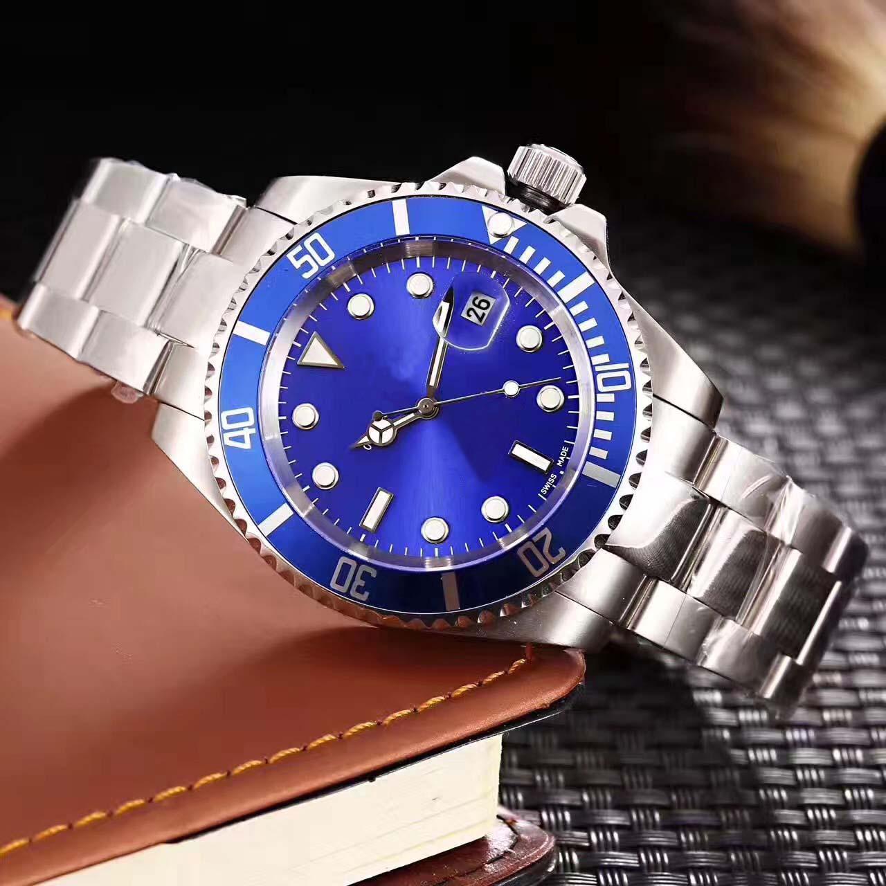 

rolexwatch Mechanical Watch Men's Watches top Automatic 40mm Ceramic Bezel Chronograph Sport Stainless Steel Strap