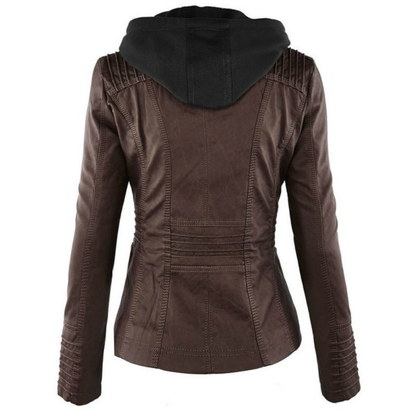 Women Casual Jackets 2020 New Arrival Fashion Solid Color Coats Womens Designer Slim Hip Hop Streerwear Women Casual Motorcycle Top Quality