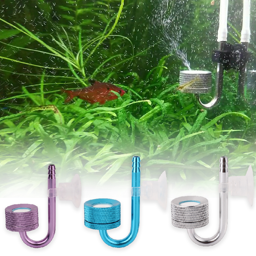 CO2 Atomizer 2 Types Carbon Dioxide Diffuser Fish Tank Supplies Aquarium Equipment Increase The Dissolution Effect 16//22mm
