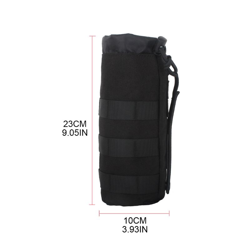 

Portable Outdoor Nylon Molle Water Bottle Bag Hiking Kettle Pouch Holder Case Q1FF, Acu