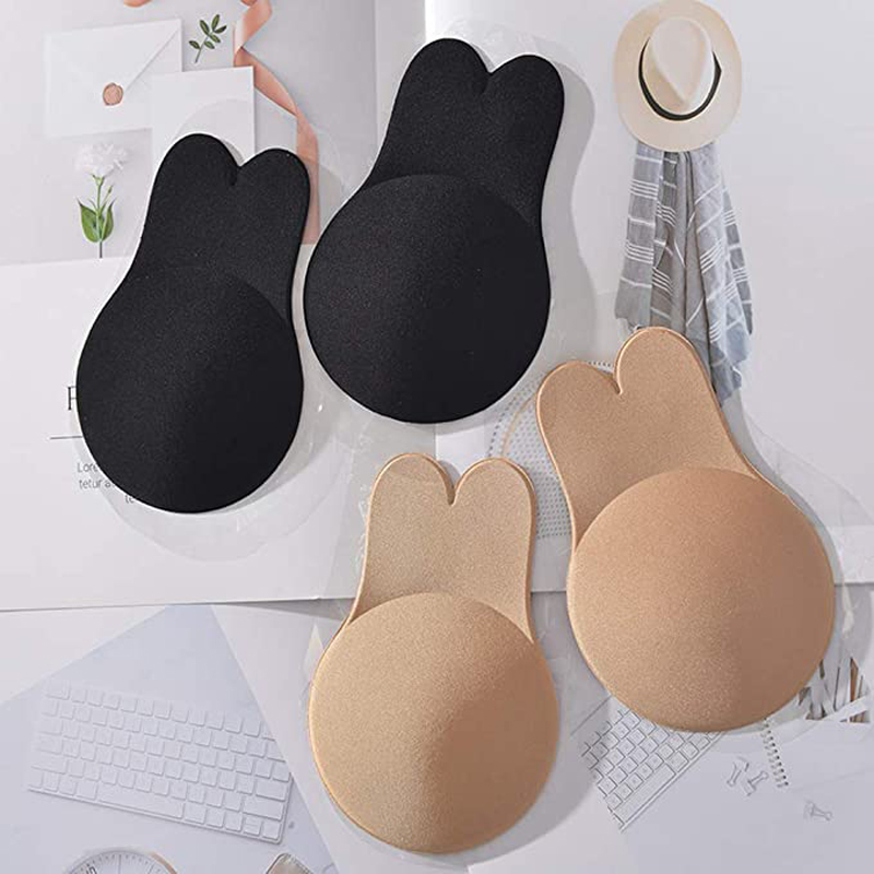 

2 Pcs Women Silicone Self-adhesive Sticky Bra Strapless Push Up Seamless Invisible Bra Sexy Underwear Strapless Backless, Lala11-sswx