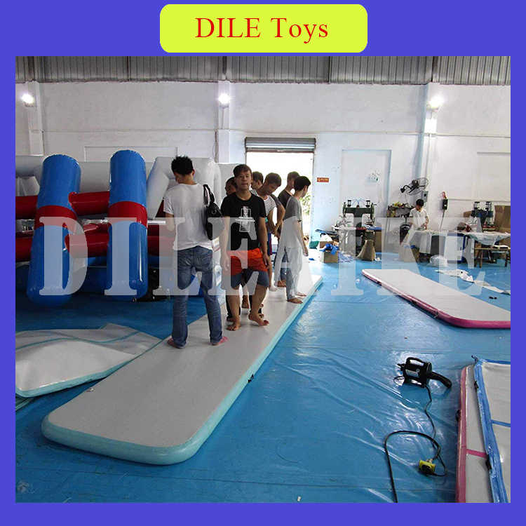 

High quality 6x1X0.2m inflatable air track gym air mats for home use/water with free shipping door to door