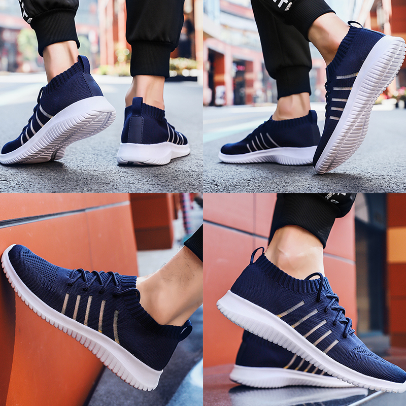 

Made in China 2020 Fashion running shoes for mens womens breathable sock trainers runners sports sneakers Homemade brand size 39-44