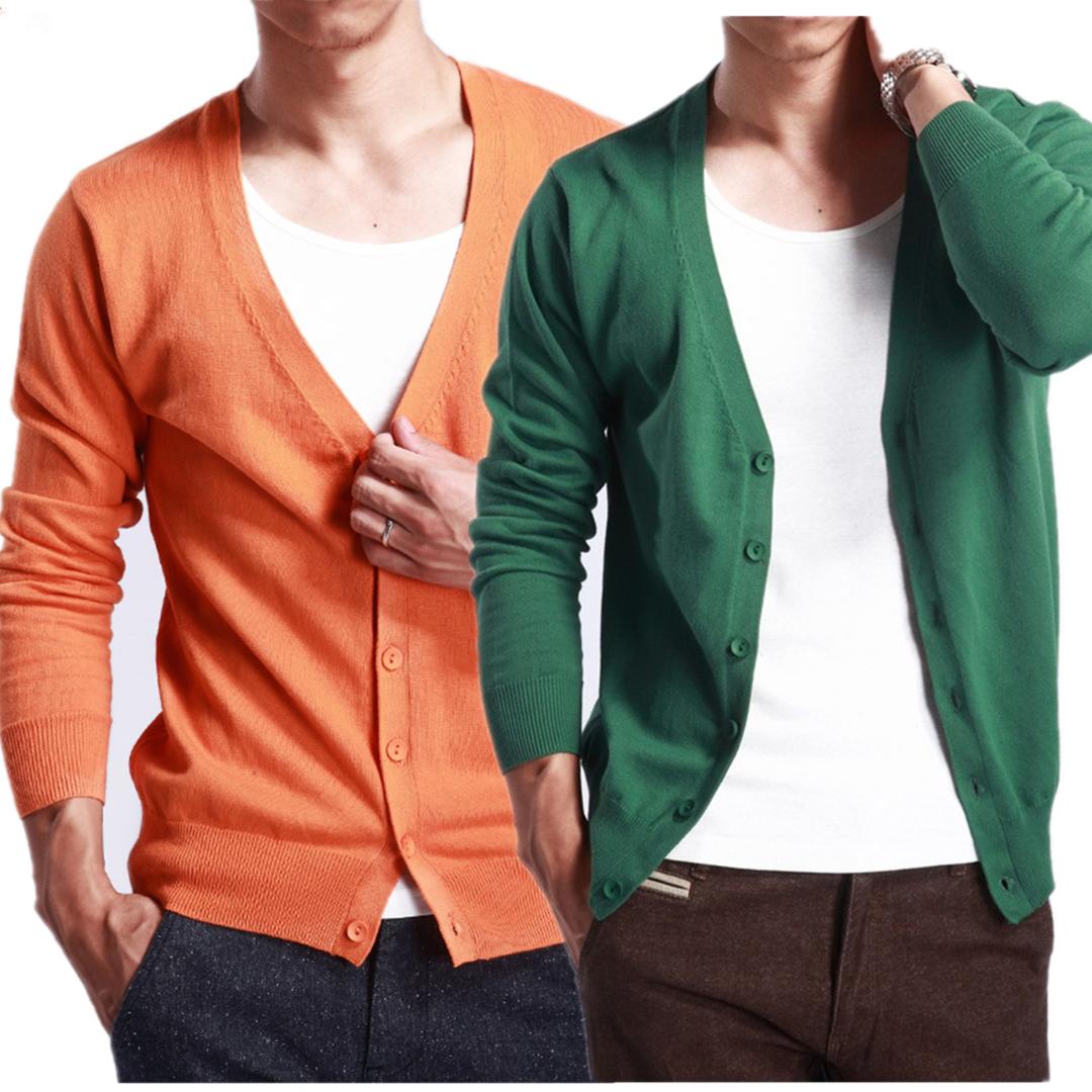 

Mens Cashmere Sweaters Knitted Casual Cardigan Slim Short Sweater Tops Coat Chic D29, Black