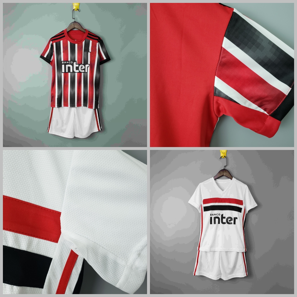 

19 20 Sao Paulo Soccer Jersey Kids Kits PATO NENE PABLO HERNANES HELINHO JUCILEI ARBOLEDA REINALDO DIEGO SOUZA Customize Football