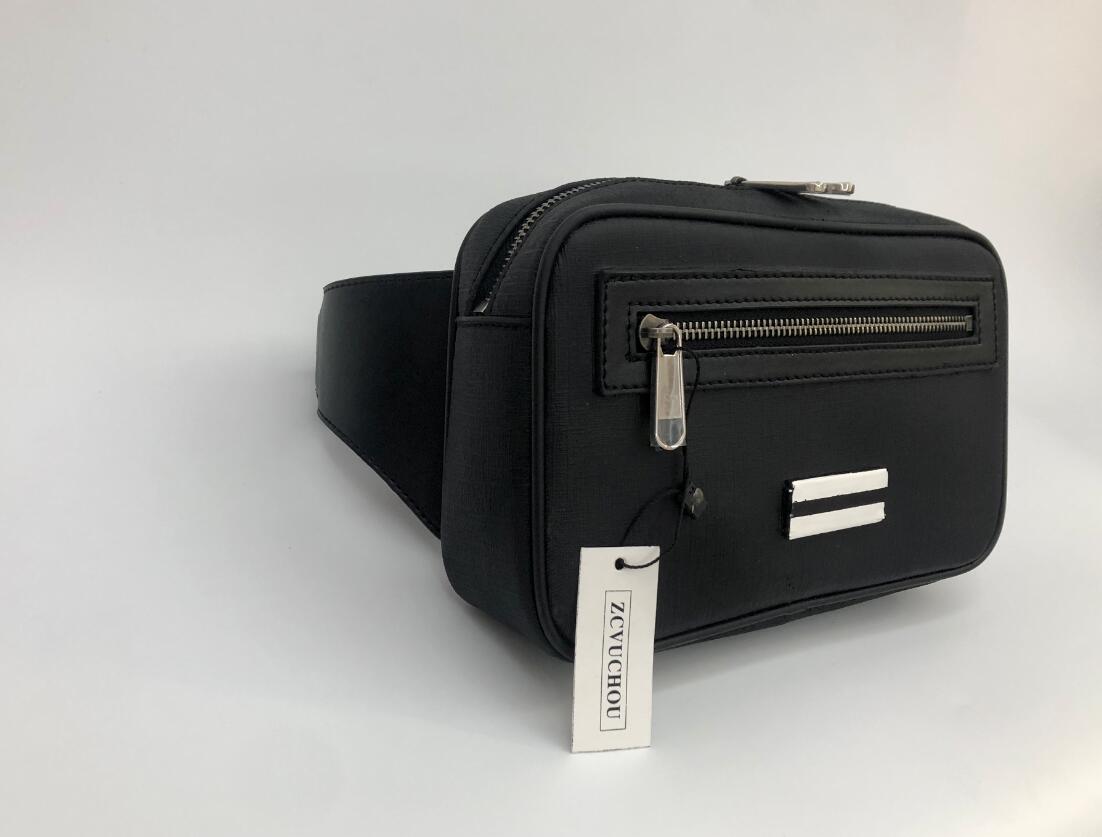 

Top Quality Designer Unisex Men Women Leather Sport Runner Fanny Pack Belly Waist Bag Bum Fitness Running Belt Jogging Pouch Back Grid Bags