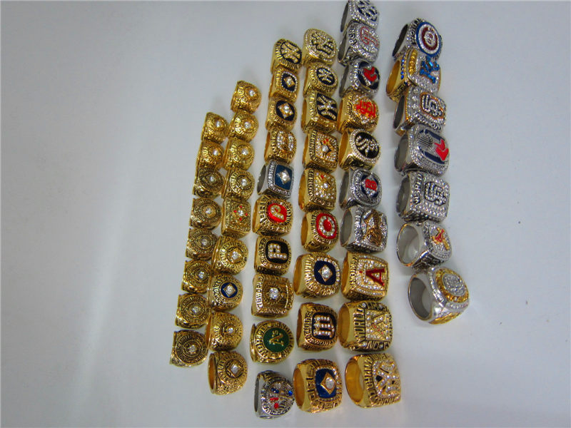 

Random 50pcs 1903 - 2023Baseball World Series Championship Ring Set Souvenir Men Fan Gift Drop Shipping