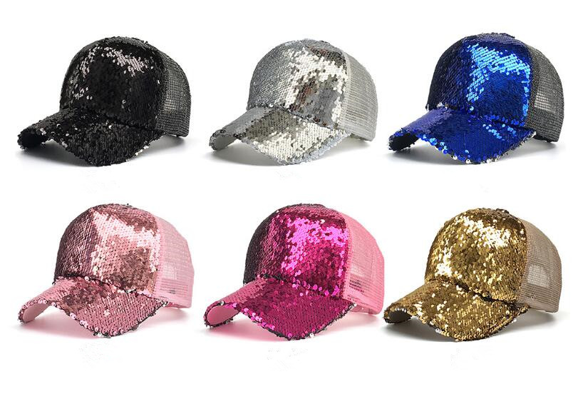 

Mermaid Sequins baseball hats Summer mesh cap casual ball cap snapback Unisex baseball caps hats Fashion Trendy Hip Hop Sunscreen hat D768, Mixed colors