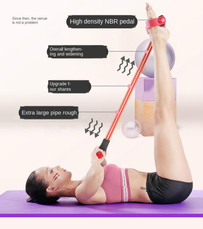 

Tummy Trimmer Abdominal exerciser Leg Arm trainer Elastic Sit Up Pull Rope Equipment Arm Waist Sport Fitness Stretching Slimming