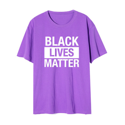 

Mens Letter T-shirts Womens Solid Color Summer Tops BLACK LIVES MATTER Youth 2020 New Summer T-shirt Men Casual Top Hot Style