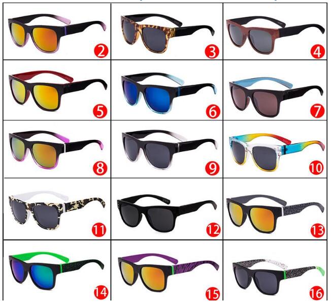 

Brand borough sunglasses beach Sports cycling glasses fashion 15 colors classic Fashion Eyewear UV400 reflective lens 10pcs