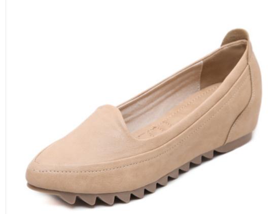 

2019 Women's shoes in Spring and Autumn with New style Slope heel pointed end @87, Black