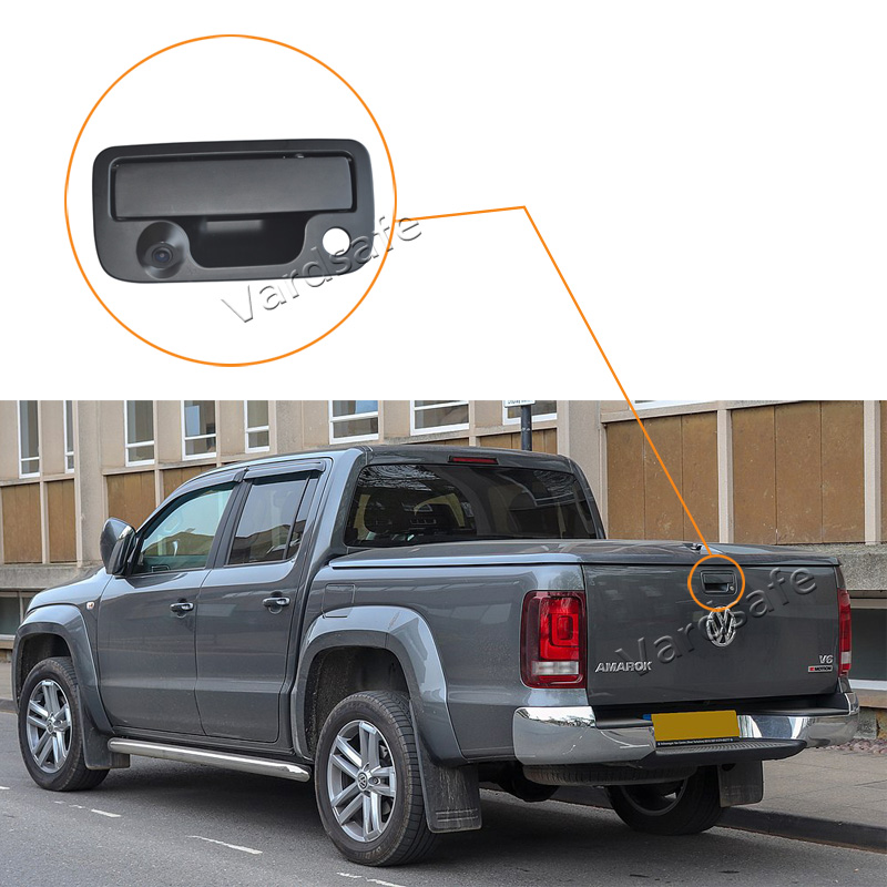 Vardsafe Tailgate Handle Rear View Backup Car Camera for Volkswagen VW Amarok-image-529912630