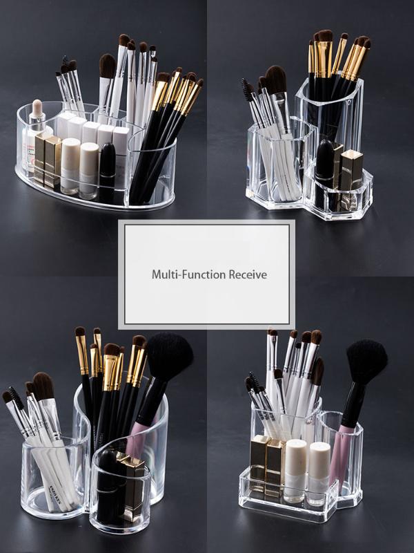 

Cosmetic Brushes Holder Table Organizer Makeup Make Up Tools Boxes Pencil Pen Holde Storage Box