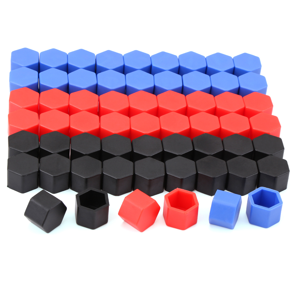 20PCS voiture 17//19//21mm Silicone Wheel lug nut bolt Cover Protéger Moyeu Bouchon à Vis