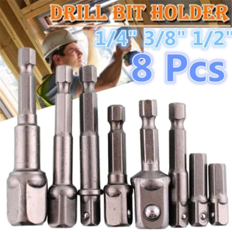 

Wrench Sleeve Extension Bar Hex Shank Drive Power Drill Bit Socket Driver Adapter Set