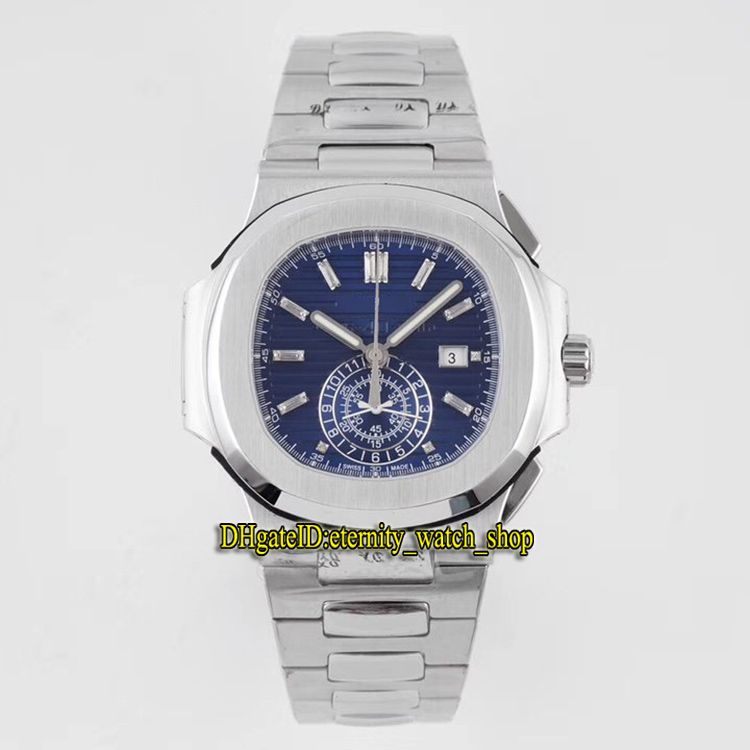 

3KF 40th Anniversary Edition Sport 5976 1G Blue Dial Cal.CH 28-520 C Chronograph Automatic 5980 Mens Watch Steel Case Sport Watches eternity, Box