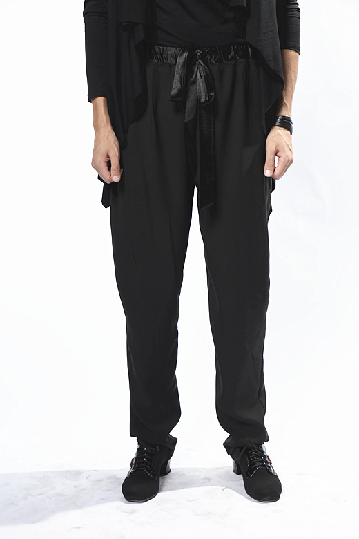 

ZYM dance style MSK01 men practice suit pants, Black
