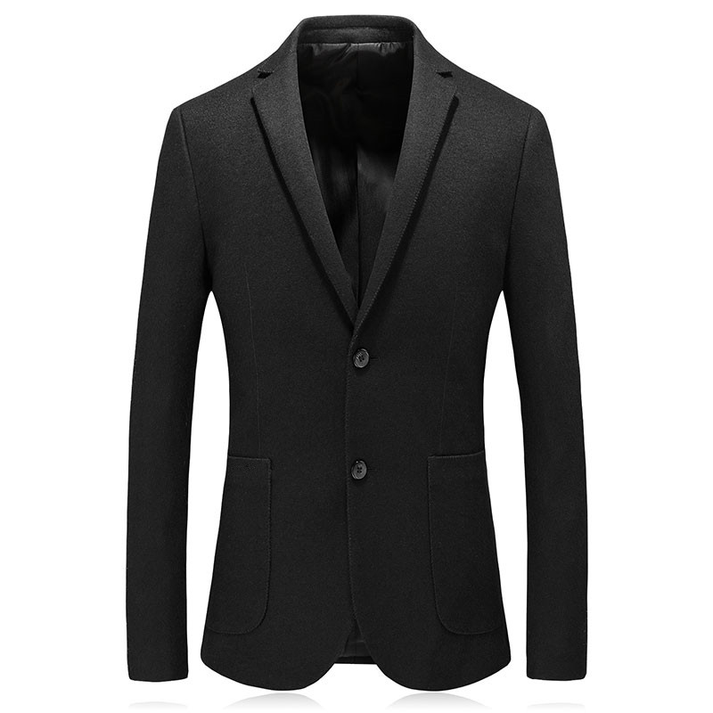 

2020 New style coats Men' casual fashion Classic black wool high quality blazers men jacket business blazer size -6XL