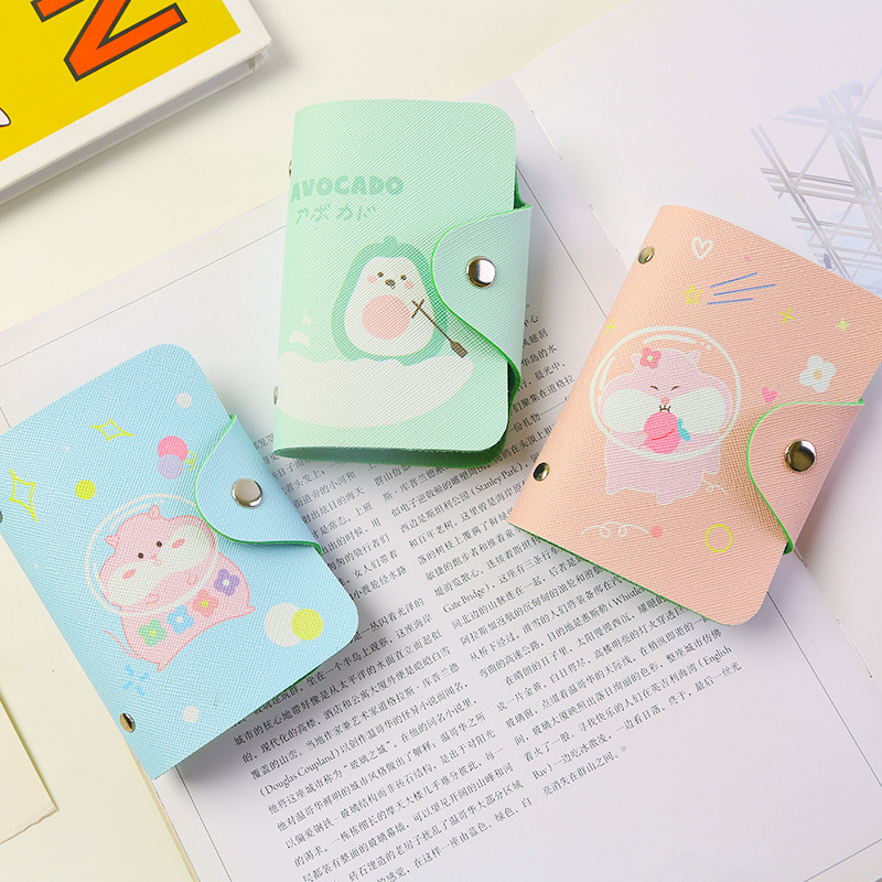 Family Passport Holder Cute Squirrel Cartoon Animal Character Travel Wallet RFID Blocking Document Organizer Bag