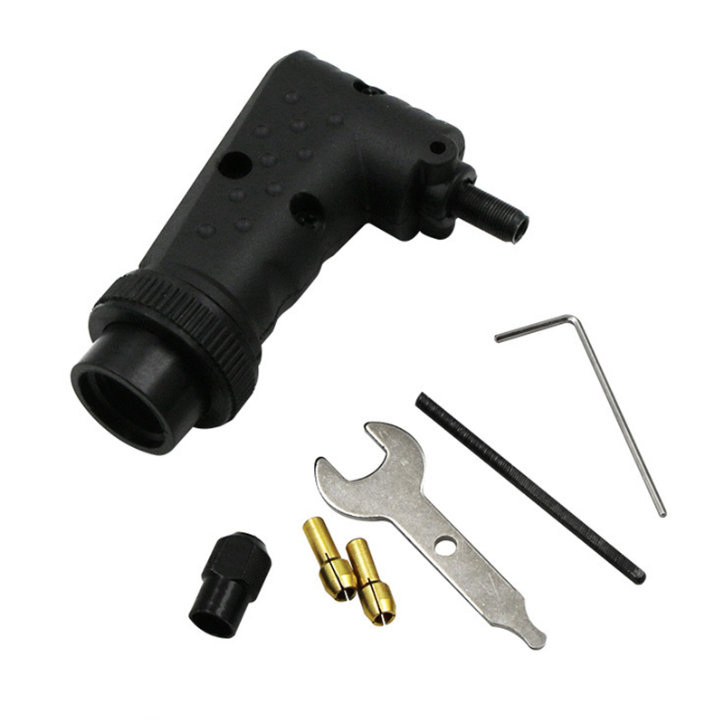 

90 Dgree Right Angle Driver Converter Rotary Tool Attachment for Dremel 4000 3000 275 8100 Abrasive Woodworking Accessories