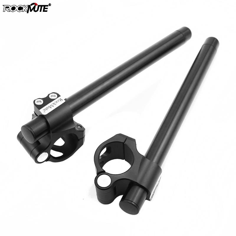 

Motorcycle 50mm Fork Tube Clip On Handlebar For Mv Agusta F3 675/800 2012-2016 Split Handle Bar 22mm 7/8 inch Diameter Black