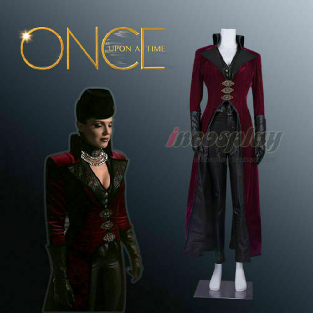 

Once Upon a Time Evil Queen Regina Red Cosplay Costume custom made