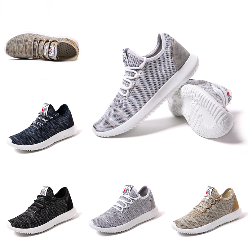 

Flat shoes Comfortable women men running shoes Outdoor wallking Grey dark blue brown Homemade brand Made in China 39-44